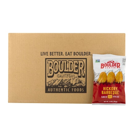 Boulder Canyon Hickory BBQ Potato Chips 1.5 oz., PK55 PK55 11319